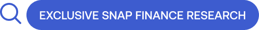 A blue search button with the text "EXCLUSIVE SNAP FINANCE RESEARCH" beside a magnifying glass icon.