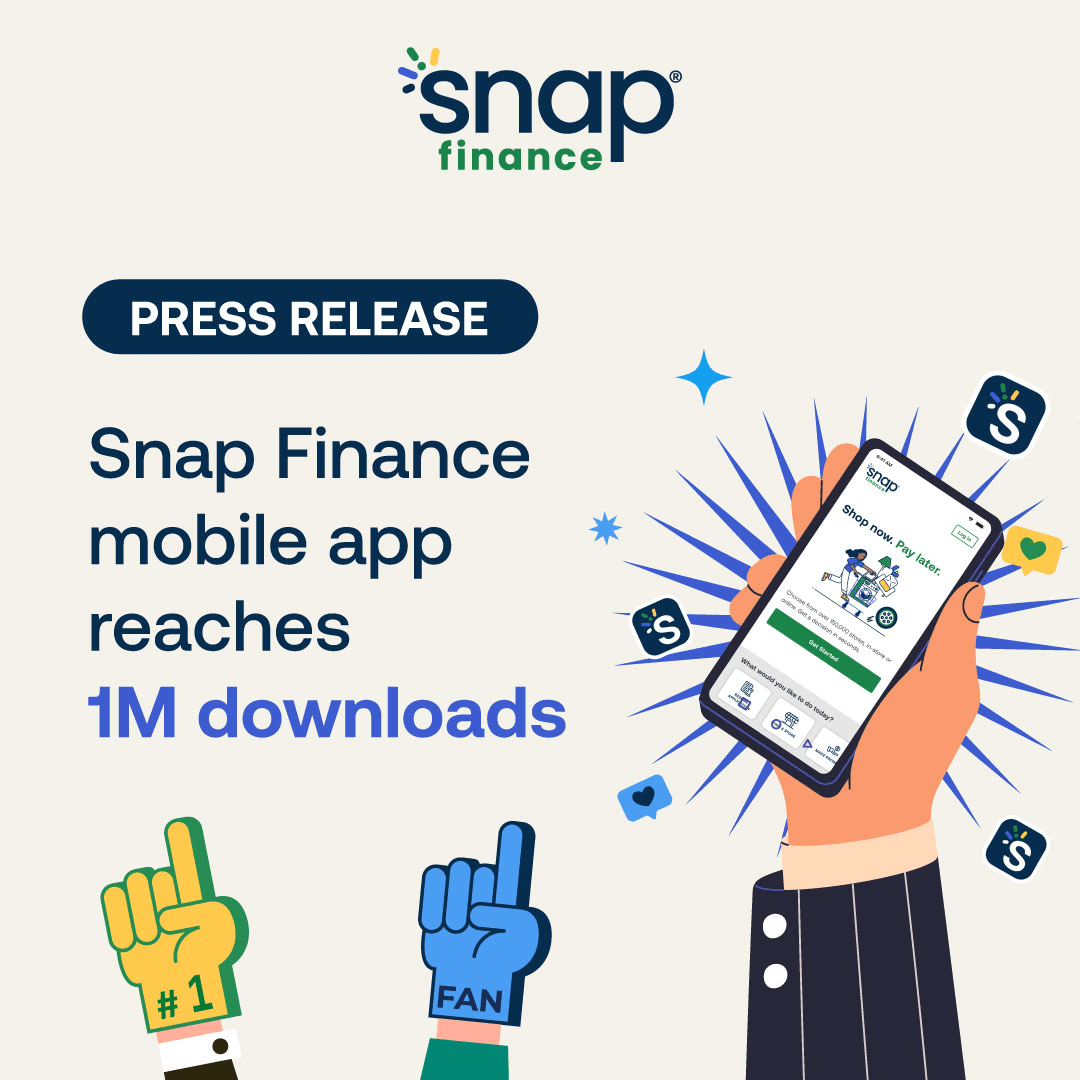Snap Finance mobile app reaches 1M downloads