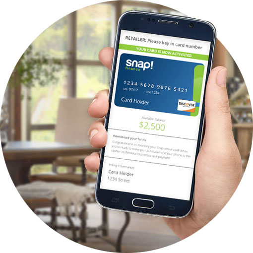 Don’t let your credit history stand in the way, get approved with Snap today.